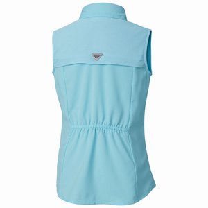 Columbia Tamiami™ Sleeveless Skjorta Flickor Blå (ZCNHD6905)